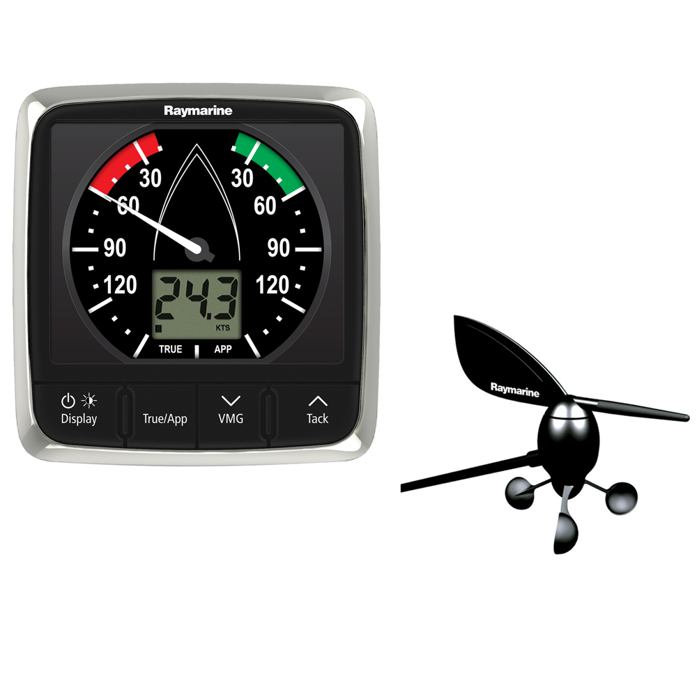 Raymarine i60 Wind Display System with Masthead Wind Vane Transducer