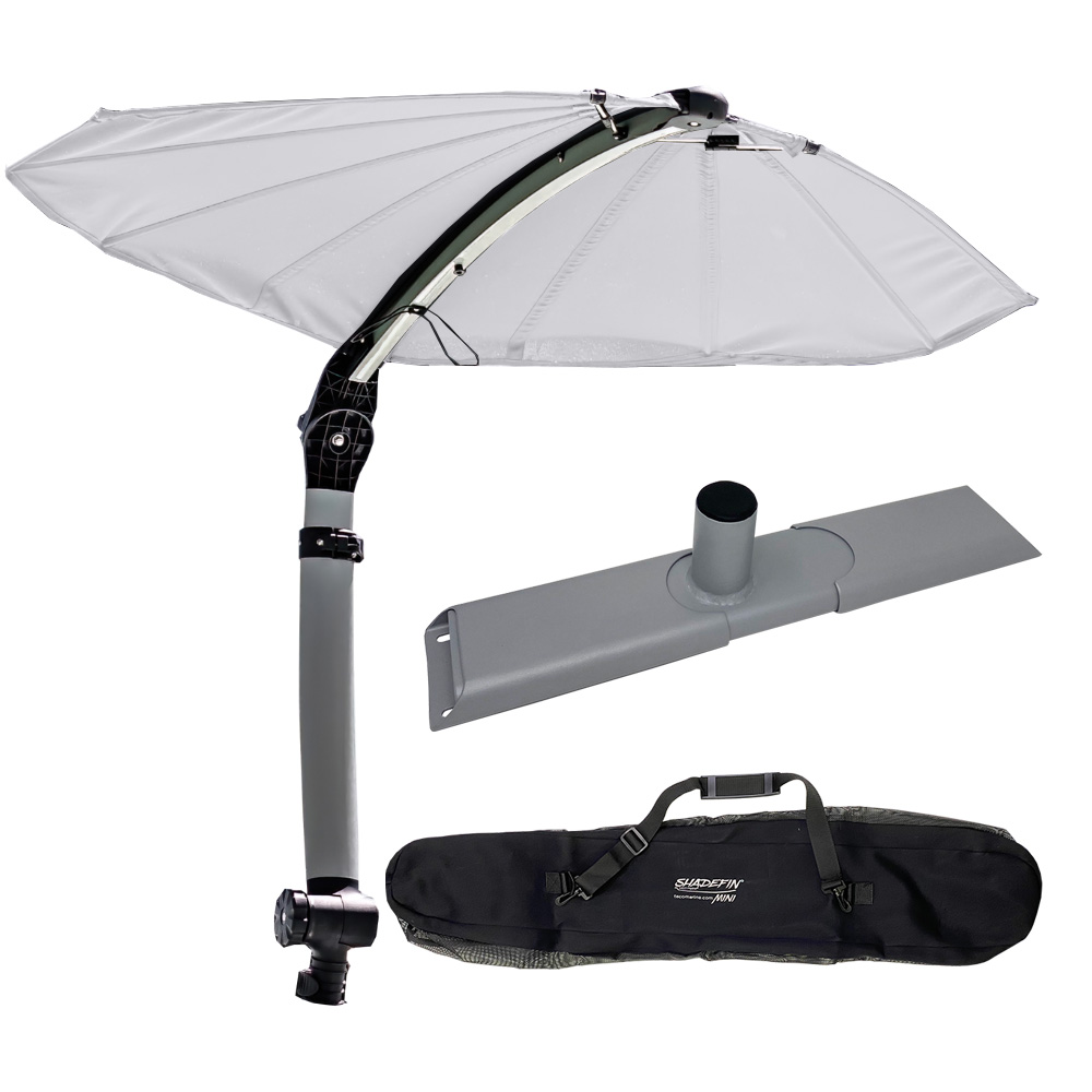 TACO ShadeFin Mini with White Fabric - Bag & Kayak Mount Kit